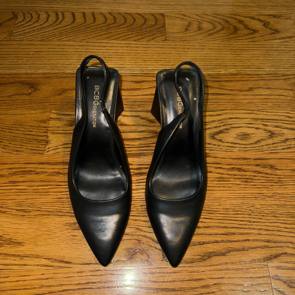Closed Toe Black Heels